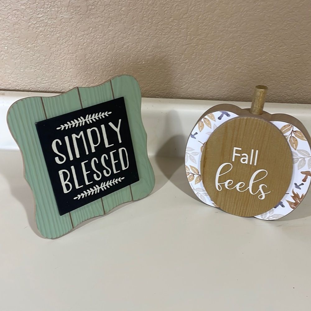 Fall Wood Decor